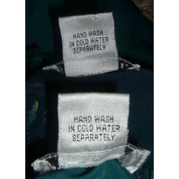 Vintage Momentum Outfit Blouse Skirt Flower Floral Cottagecore Green Spring Sz M - Picture 13 of 14